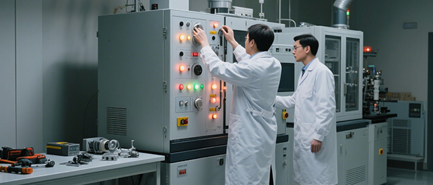 Hajara Isah's child receiving vitamin A supplement.